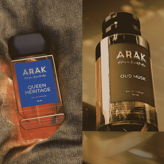 Pack of 2 | Oud Musk For Him and Queen Haritage For Her