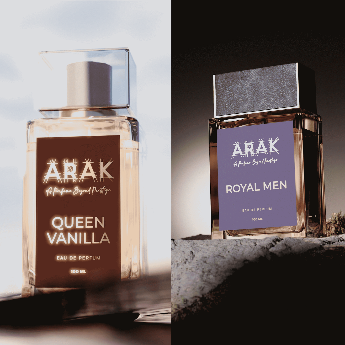 Pack of 2 | Royal Men For Him and Queen Vanilla For Her