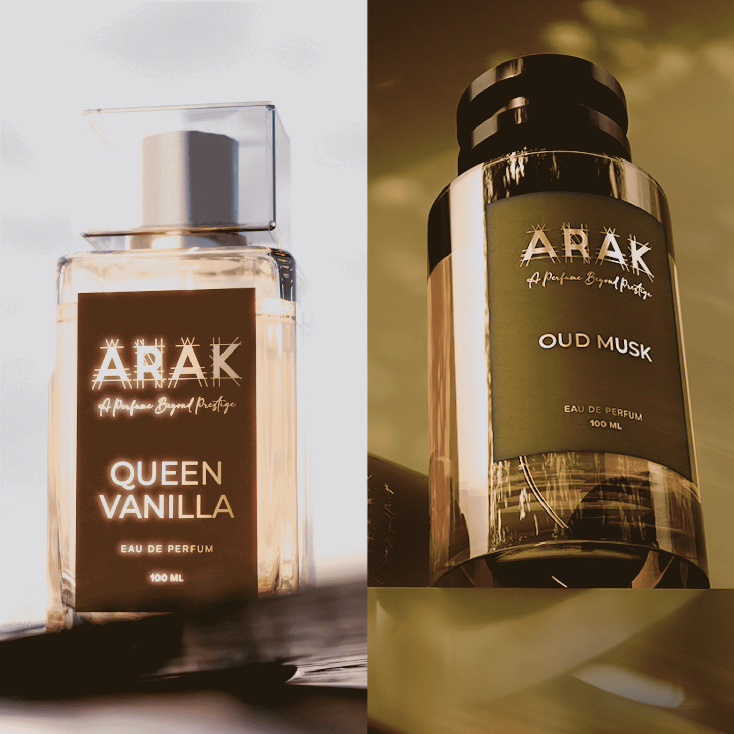 Pack of 2 | Oud Musk For Him and Queen Vanilla For Her